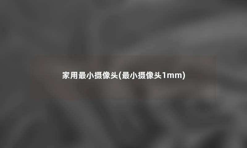 家用小摄像头(小摄像头1mm) 家用小摄像头(小摄像头1mm)