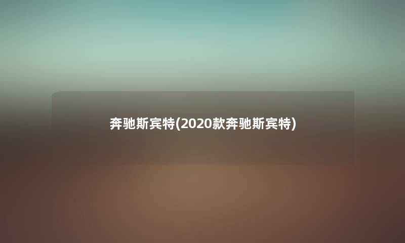 奔驰斯宾特(2020款奔驰斯宾特) 奔驰斯宾特(2020款奔驰斯宾特)