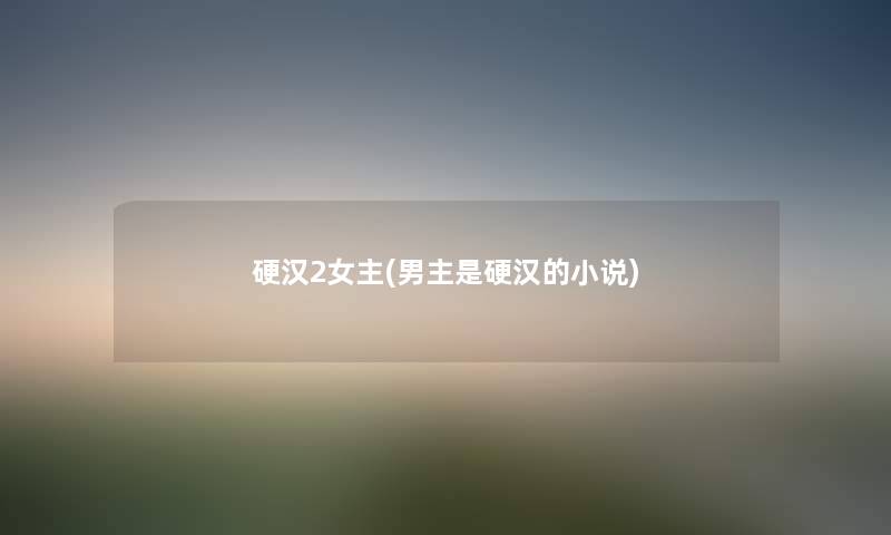 硬汉2女主(男主是硬汉的小说)